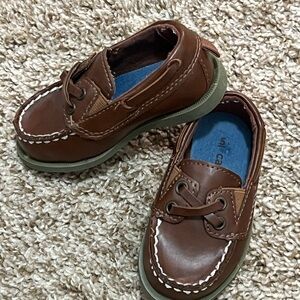 Brown Kids Boat Shoes